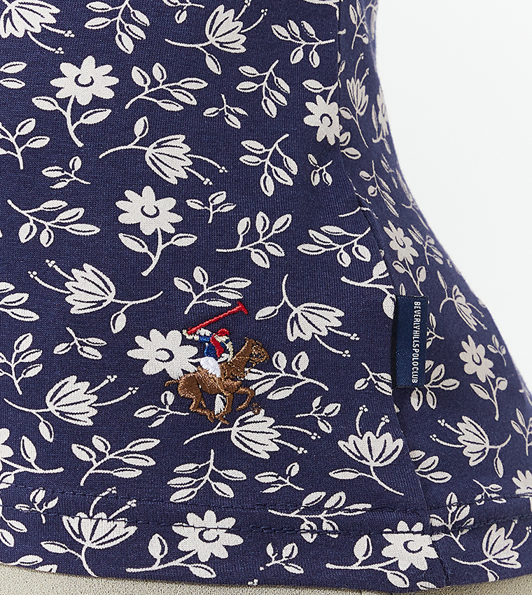 Round Neck Floral Long Sleeve T-Shirts