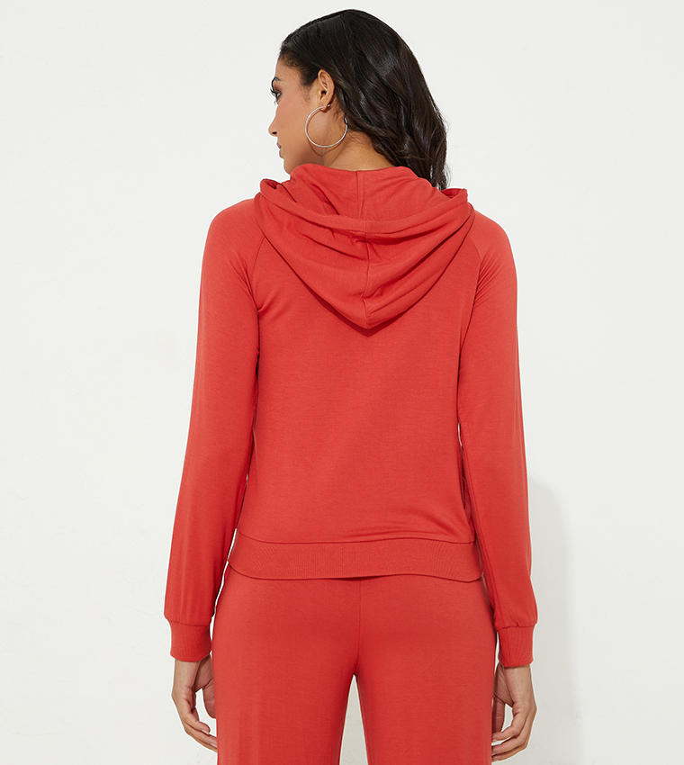 Kangaroo Pocket Zippered Hoodie
