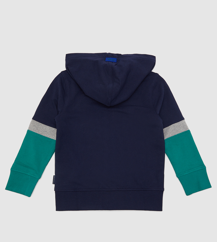 Logo Detailed Three Times The Fun Hooded Jacket