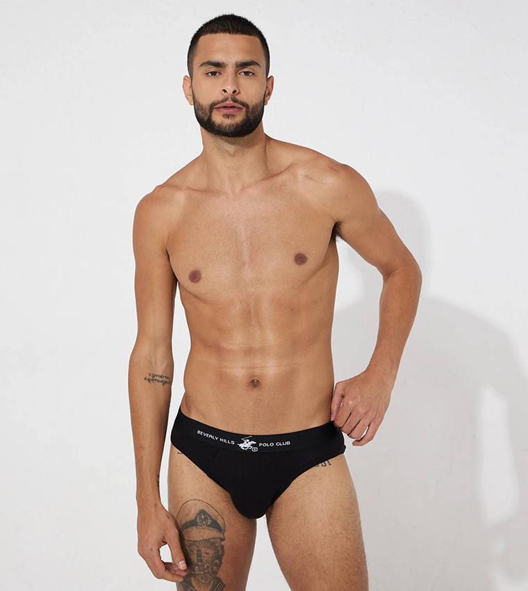 Pack of 3 Logo Waistband Briefs