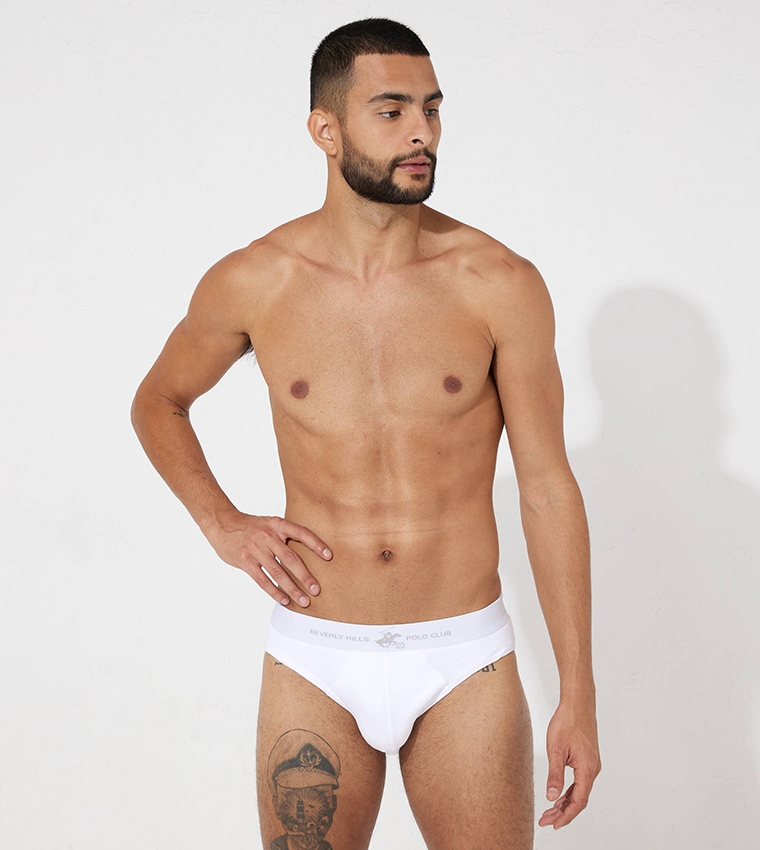 Pack of 3 Logo Waistband Briefs