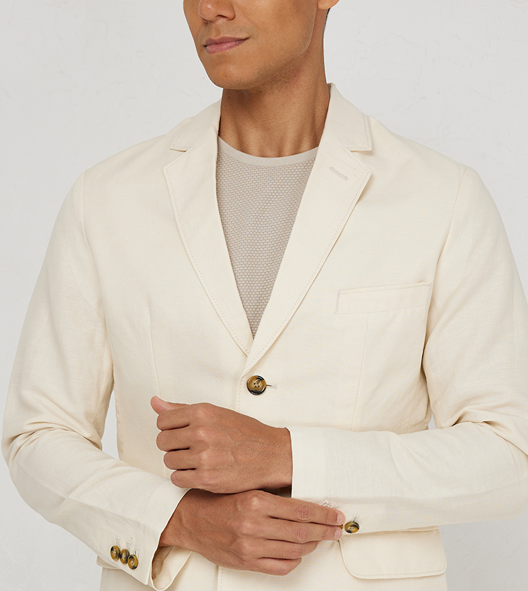 Single Breasted Lapel Collar Blazer