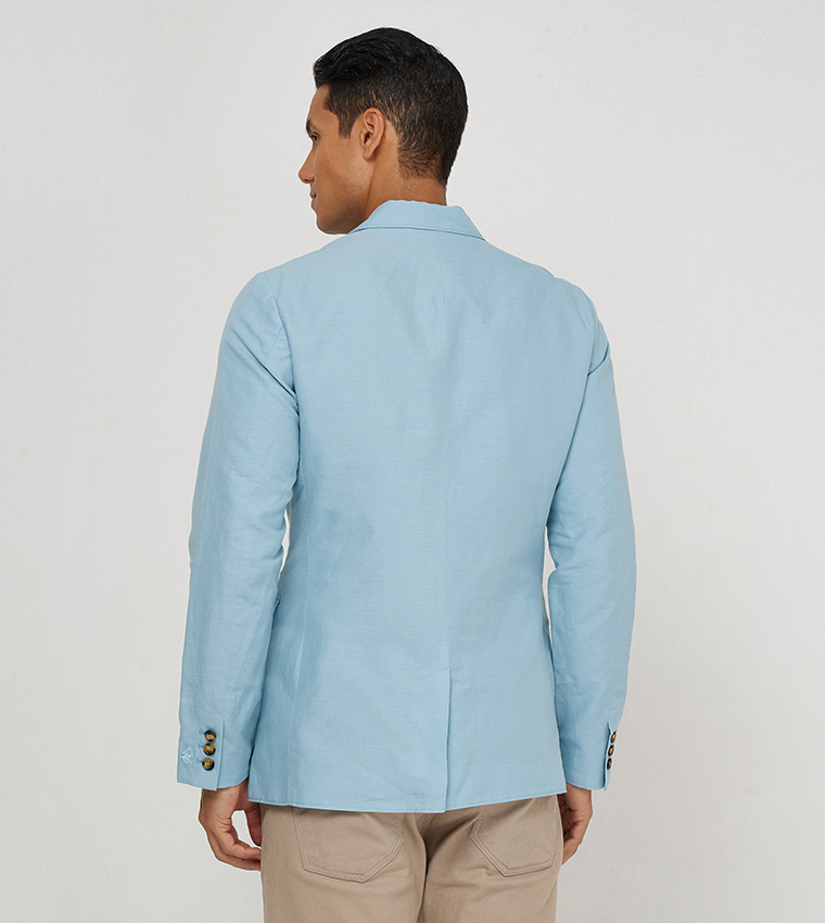Single Breasted Lapel Collar Blazer