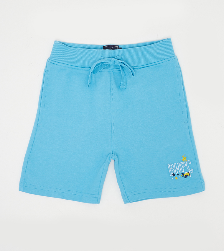 Pack of 2 Elastic Waist Shorts