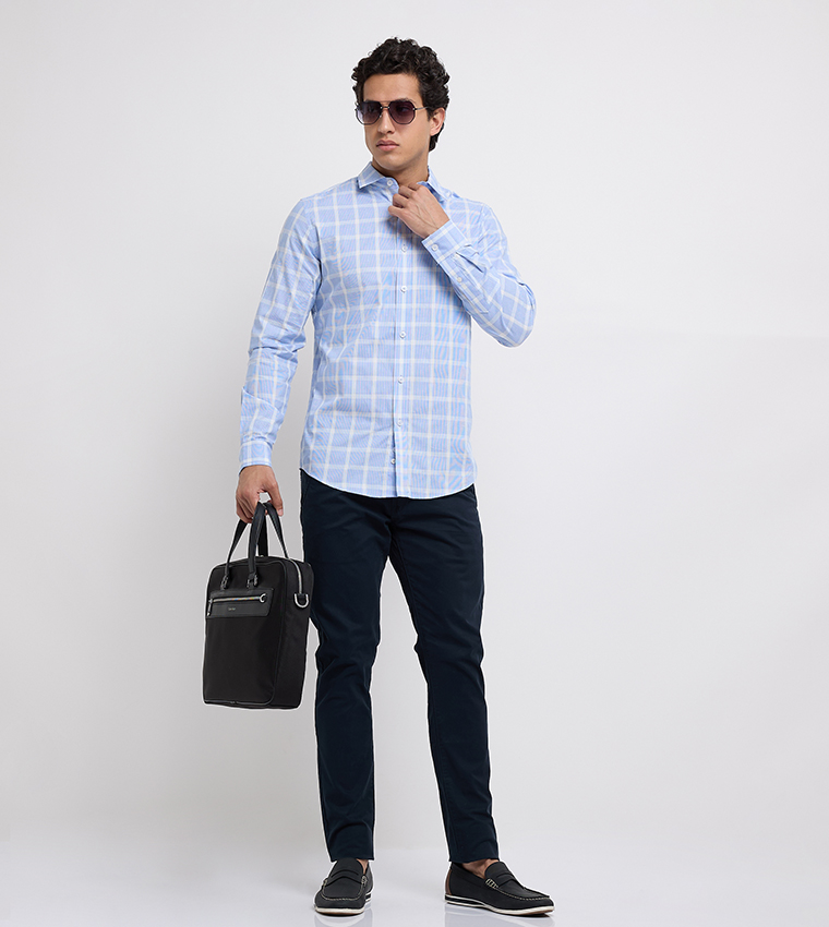 Plaid Long Sleeves Casual Shirt