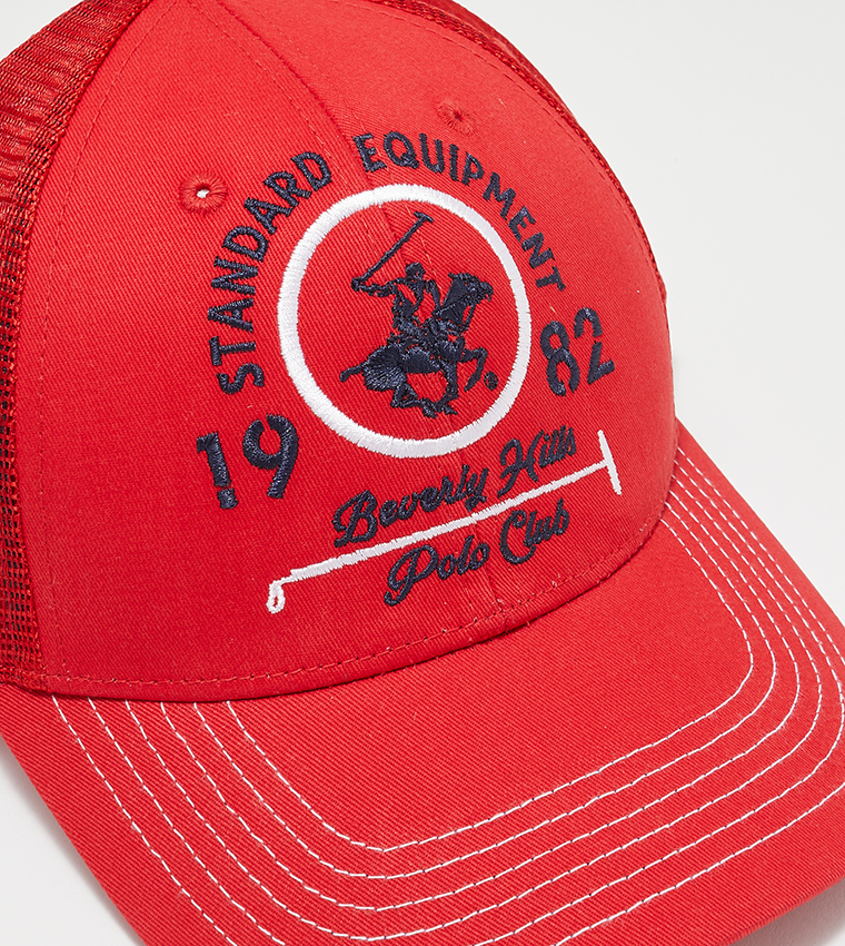 Logo Embroidered Trucker Cap