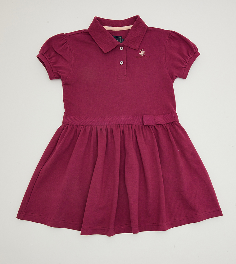 burgundy polo dress Deep Purple Velvet Plus Size Toddler Girls Dress  Nancy Long Sleeve Party Gown with White Ruffle Skirt and Beaded Collar for Special Occasions