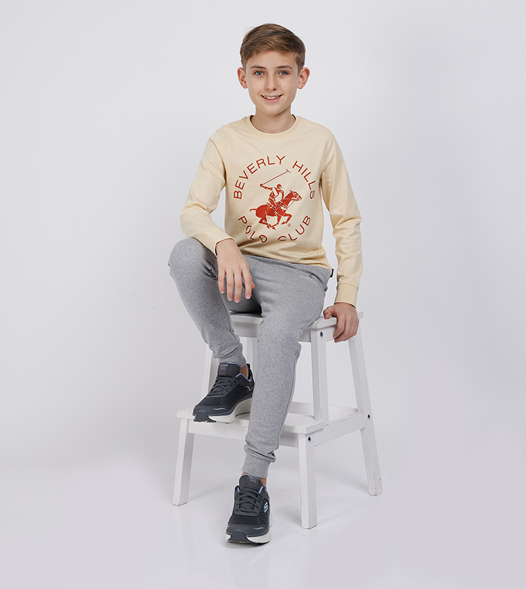 Logo Printed Crew Neck T-Shirt