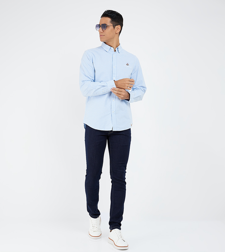 sachin and babi light blue dress Beverly Hills Polo Club Dress Shirt, Men's Fashion, Tops & Sets, Formal  Shirts on Carousell