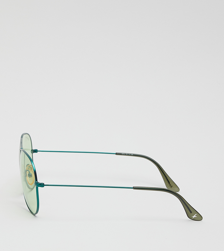 Metal Rim Aviator Sunglasses