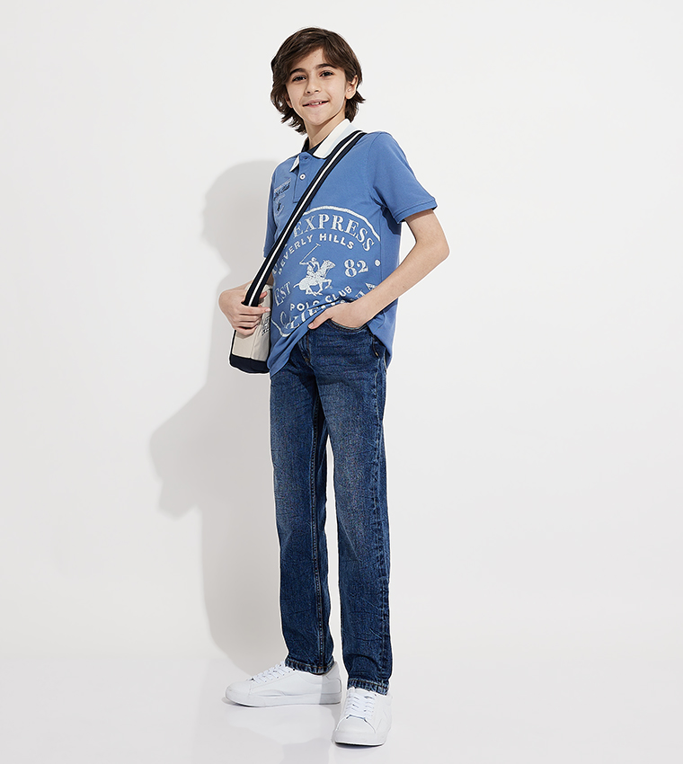 Washed Slim Fit Jeans
