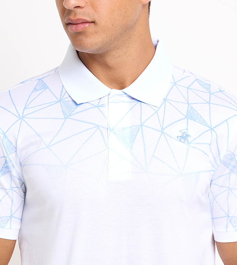 Logo Embroidered Short Sleeves Polo T-Shirt
