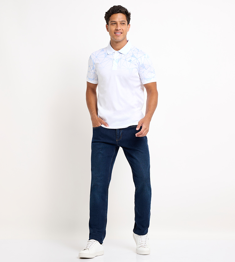 Logo Embroidered Short Sleeves Polo T-Shirt