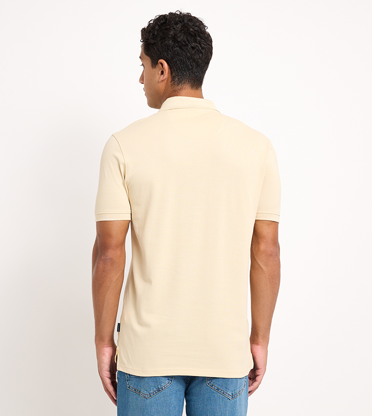 Logo Embroidered Short Sleeves Polo T-Shirt