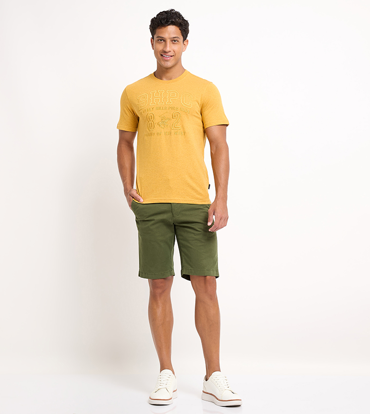 Monogram Embroidered Short Sleeves T-Shirt