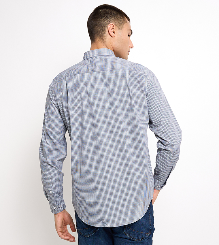 Logo Embroidered Long Sleeves Shirt