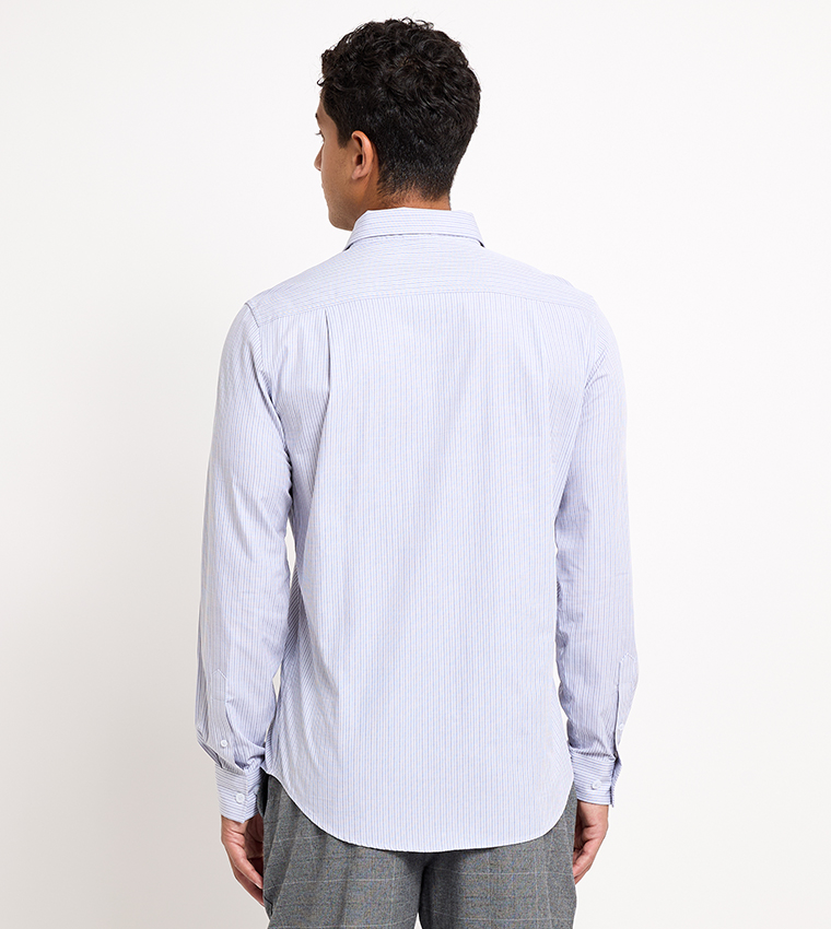 Logo Embroidered Long Sleeves Shirt