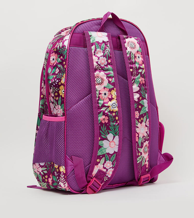 Sofia Printed 3 Compartment Backpack