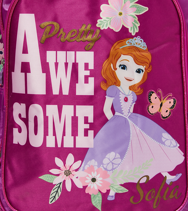 Sofia Printed 3 Compartment Backpack