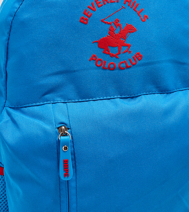 Logo Detail Backpack with Pencil Pouch