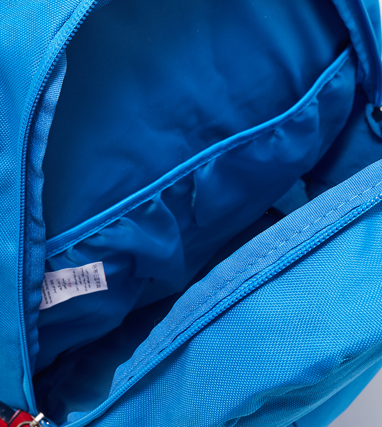Logo Detail Backpack with Pencil Pouch