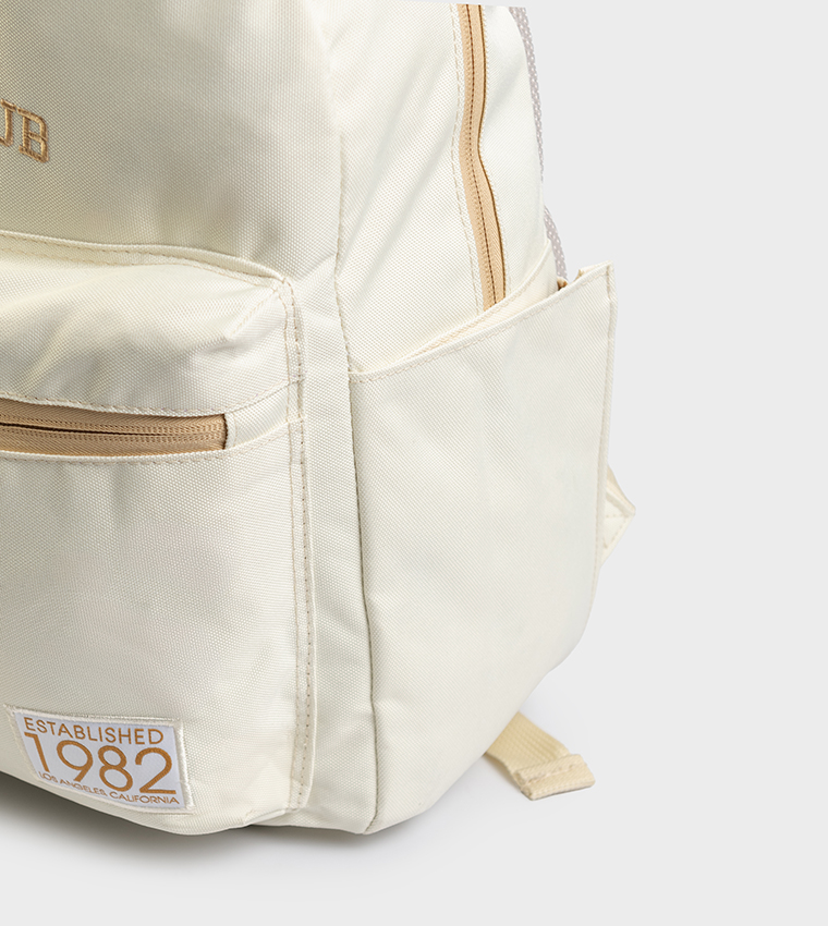 Logo Embroidered Backpack