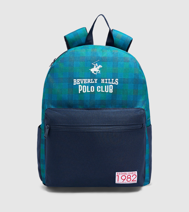 Plaid Zip Around Backpack