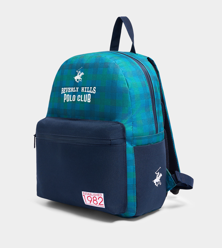 Plaid Zip Around Backpack