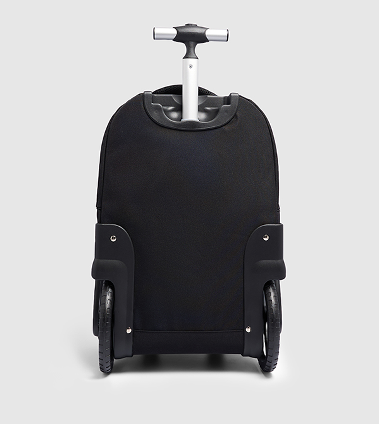 Logo Embroidered Trolley Backpack