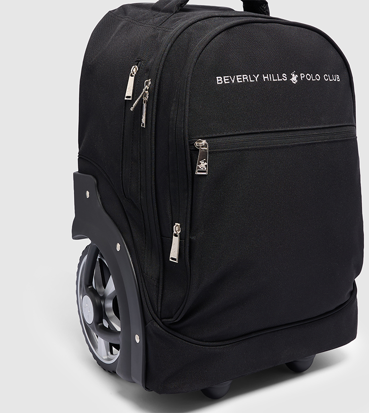Logo Embroidered Trolley Backpack