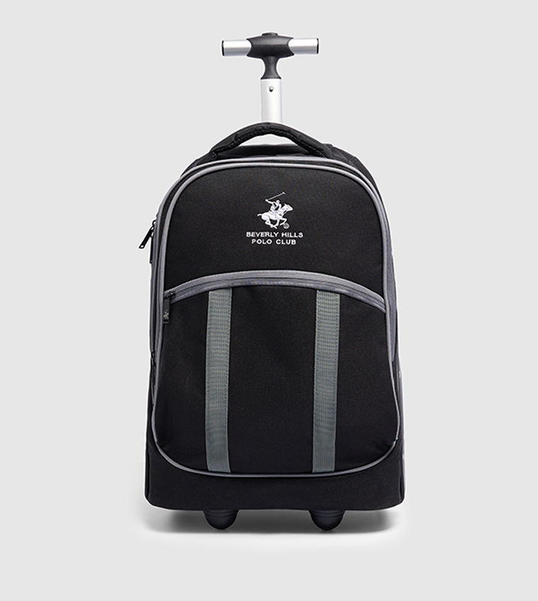 Logo Embroidered Trolley Backpack