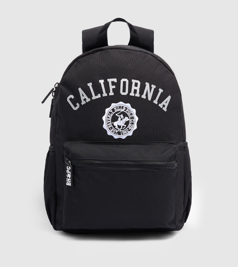 Logo Crest Embroidered Backpack