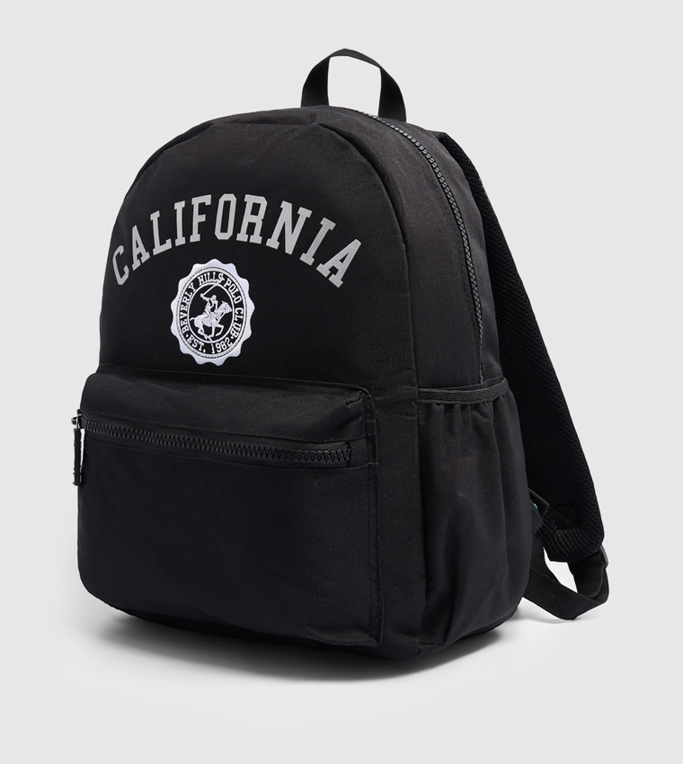 Logo Crest Embroidered Backpack