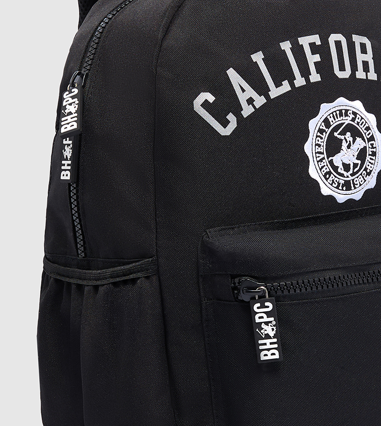 Logo Crest Embroidered Backpack