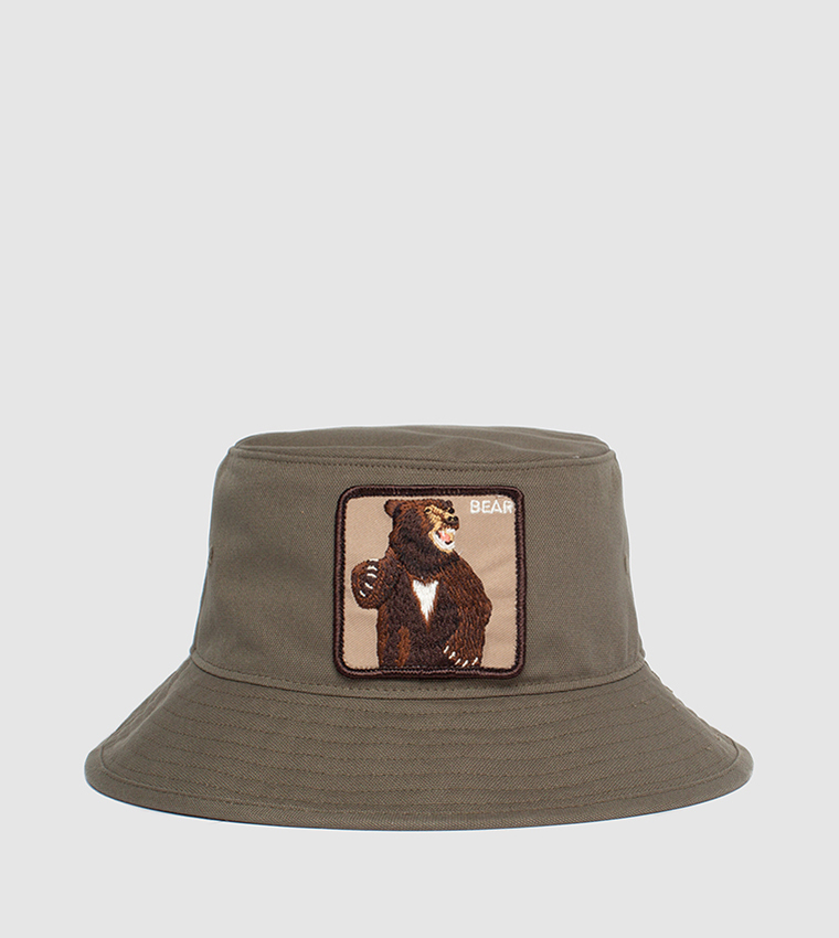 FIGHTING BEAR Bucket Hat