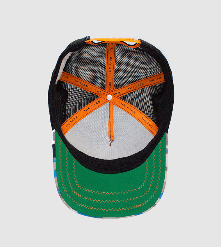 Luck Stays Down Trucker Cap