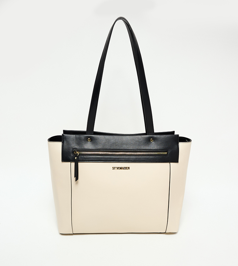 Contrast Detail Tote Bag