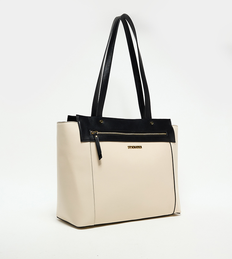 Contrast Detail Tote Bag