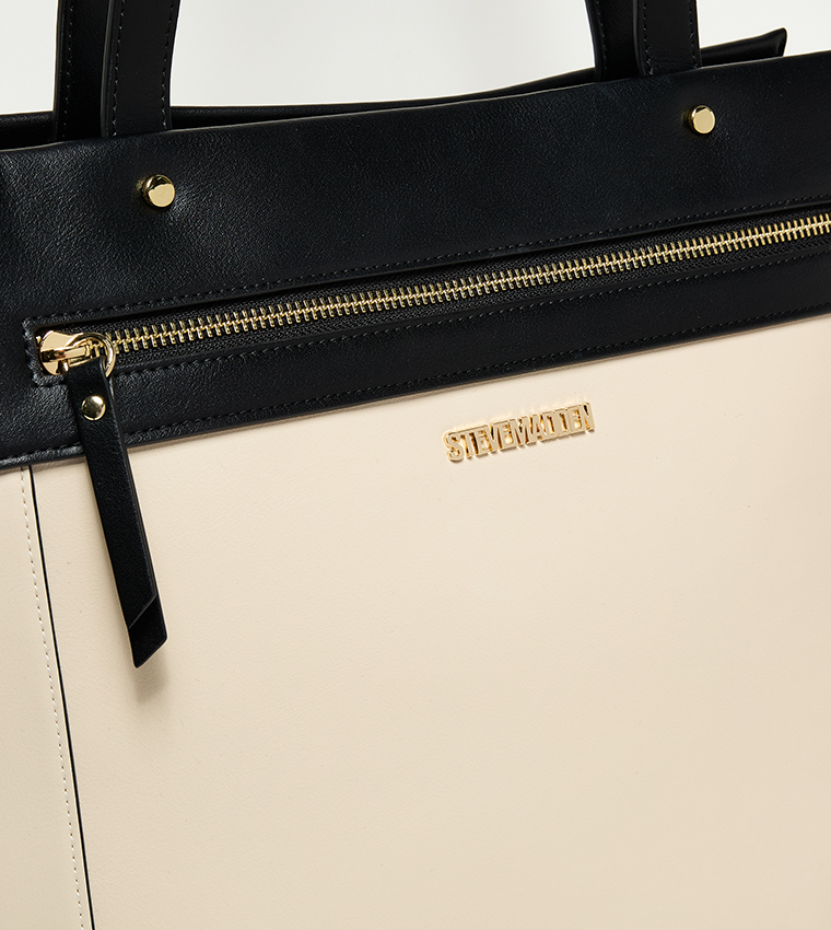 Contrast Detail Tote Bag