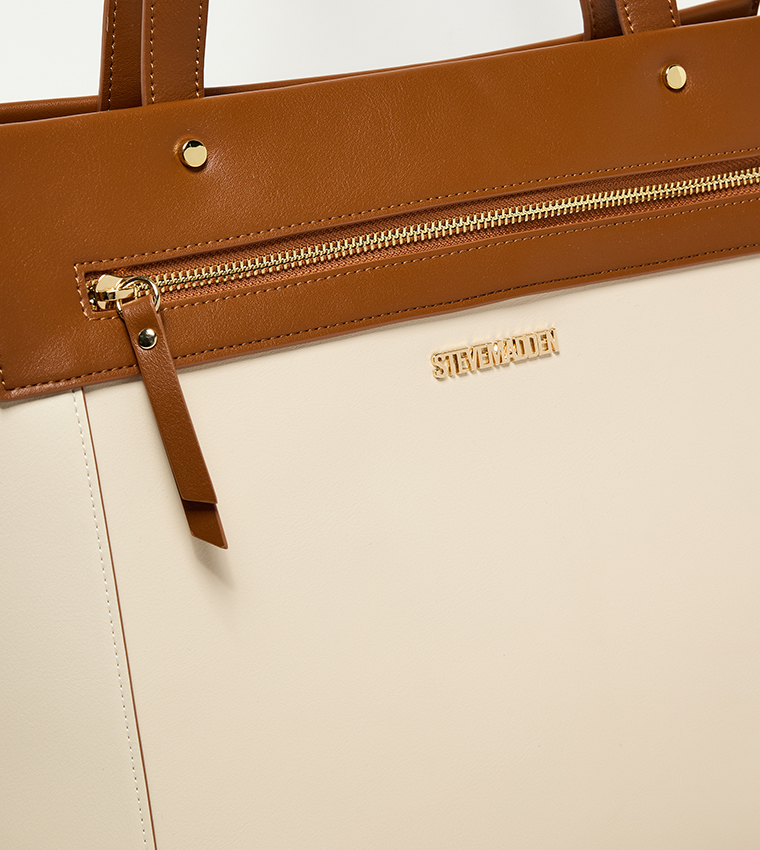 Contrast Detail Tote Bag