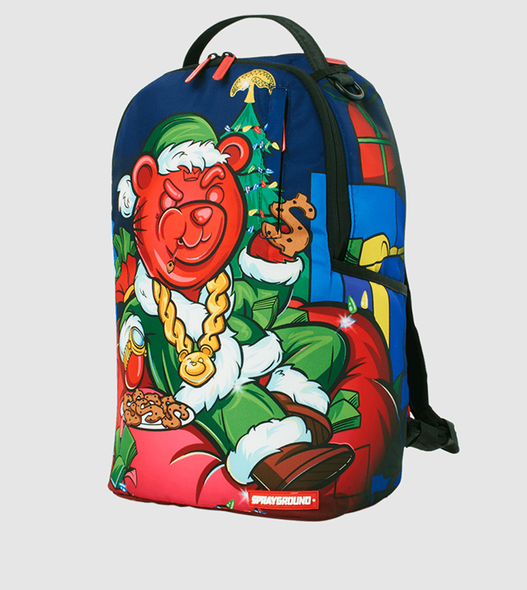 Sprayground Diablo Bear On The Run Backpack 