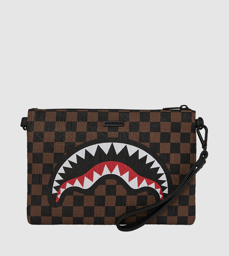 Check 2 Emboss Crossover Clutch