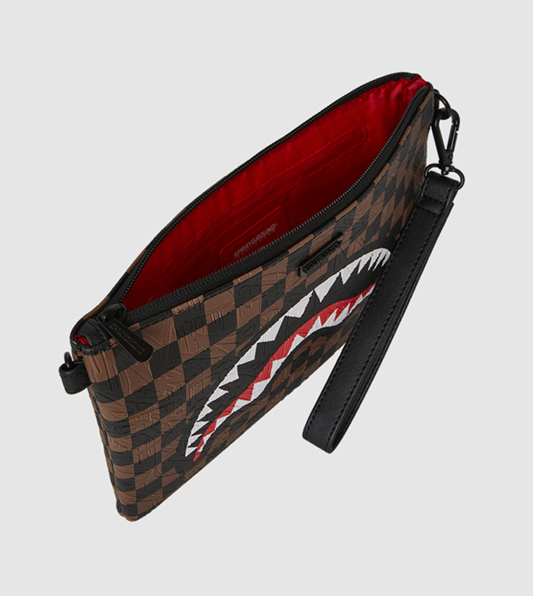 Check 2 Emboss Crossover Clutch