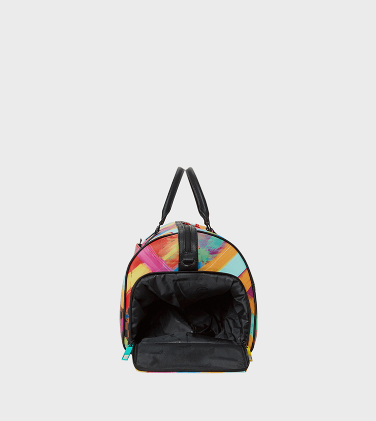 SHARKS IN PARIS PAINT DRIP EMPRESS MINI DUFFLE - SPRAYGROUND KUWAIT