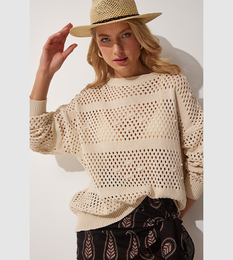 Openwork Knitted Top