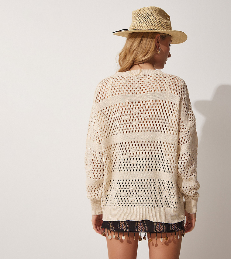 Openwork Knitted Top