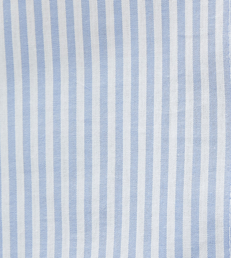 Striped Long Sleeves Oversized Shirt