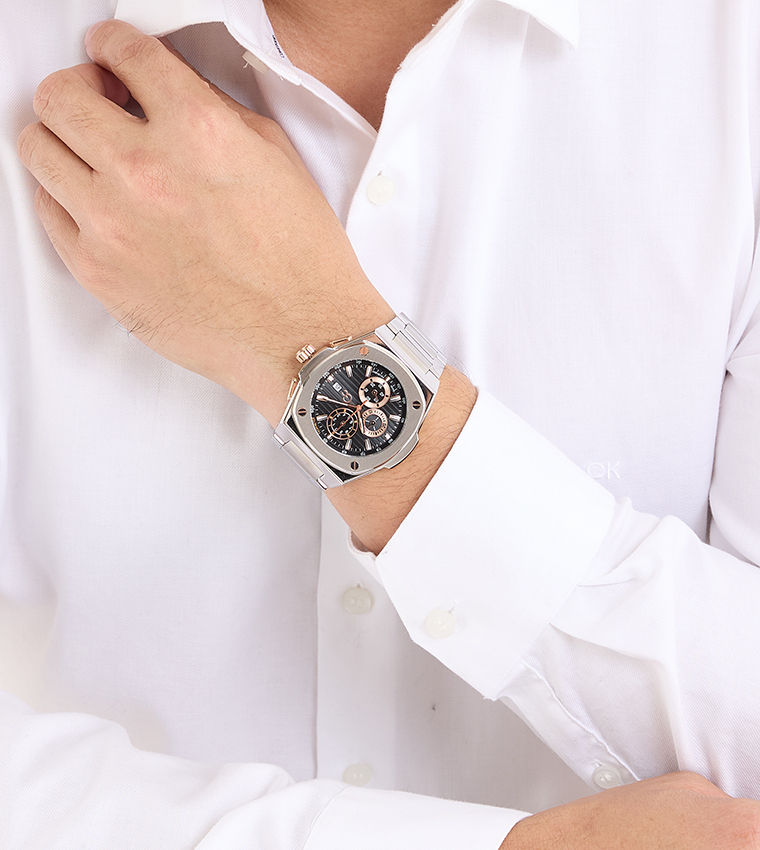 Coussin Shape Chronograph Watch, 44 mm