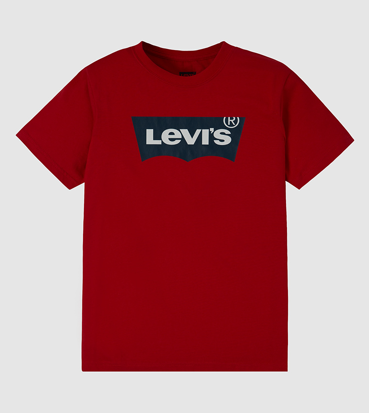 Buy Levi's Older Boy's Batwing T Shirt In Red | 6thStreet Kuwait