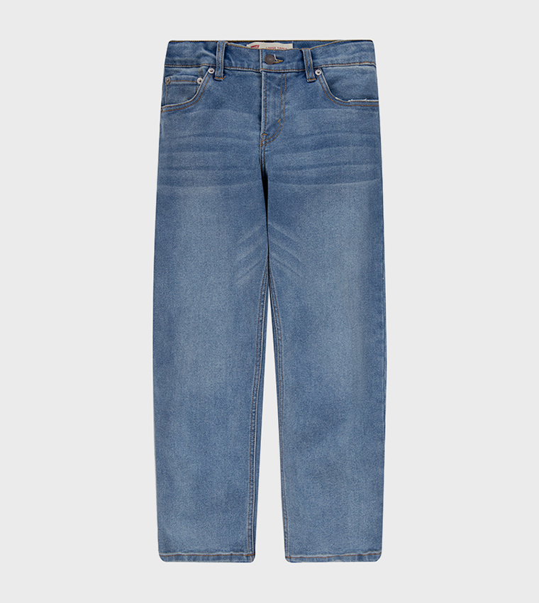 Faded Loose Tapered Fit Jeans